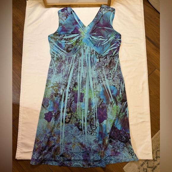 Style & Co. Dresses & Skirts - Style & Co. size medium blue mini dress